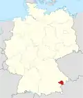 Localização de Rottal-Inn na Alemanha