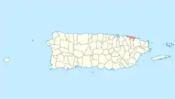 Localização de Loíza em Porto Rico