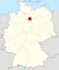 Localização de Uelzen na Alemanha