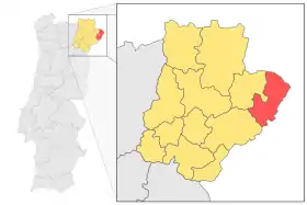 Localização de Miranda do Douro (português)Miranda de l Douro (mirandês)