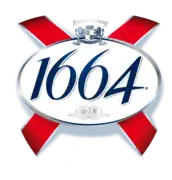 Logo oficial da marca 1664.