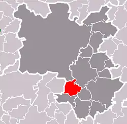 Localização de Losiná