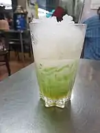 Cendol na Tailândia.