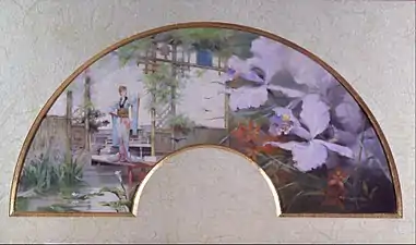 Sarah Bernhardt dans un jardin japonais (1885), New Brunswick, Zimmerli Art Museum.