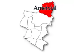 Localização no município de Loulé