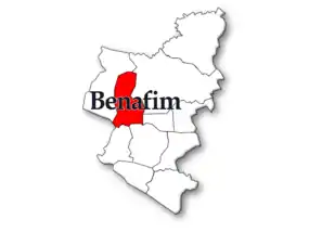 Localização no município de Loulé