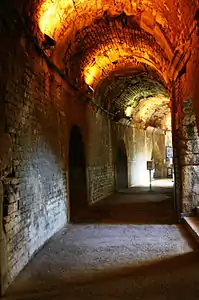 Corredores internos da Arena