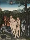 Lucas Cranach: O julgamento de Páris, 1527