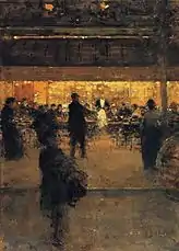 The Night Café, óleo sobre tela, cerca de 1910