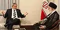 Lula e Ali Khamenei durante reunião em Teerã