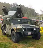 A variante M1097 Avenger do corpo de fuzileiros navais dos Estados Unidos.