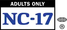 NC-17 rating symbol