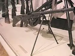 Chauchat no Museu de Varsóvia, Polônia.