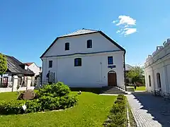 Vista da pequena sinagoga