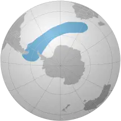 distribuição do pinguim-macaroni