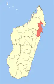 Localização em Madagascar