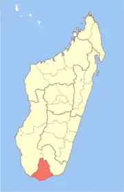 Localização em Madagascar