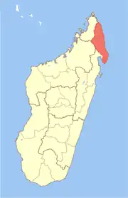 Localização em Madagascar