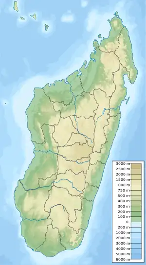 Nosy Be está localizado em: Madagascar