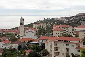 Vista sobre a Igreja Paroquial da Assomada