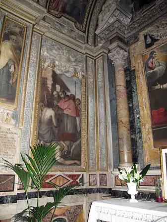 Afresco de São Carlos Borromeo