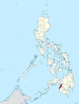 Maguindanao do Norte na Bangsamoro  Coordenadas : 7°8'N, 124°16'E