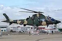 Um Agusta A-109E da infantaria móvel.