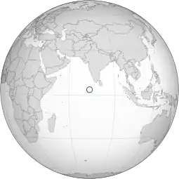 Localização  República das Maldivas