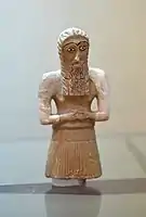 Estatueta masculina, Templo Nintu VI, Cafaja, Museu do Iraque