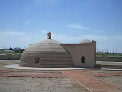 Cisterna do caravançarai Rabat-i Malik em Navoi