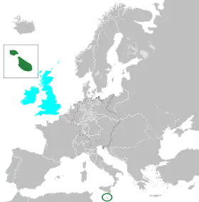 Localização de Malta