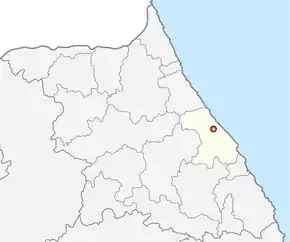 Localização de Gangneung em Gangwon