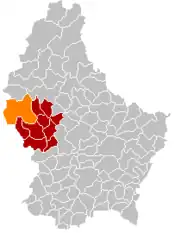 Localização de Rambrouch em Luxemburgo