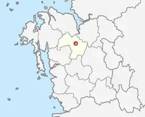 Localização de Yesan em Chungcheong do Sul