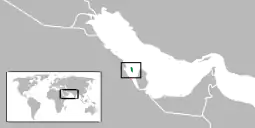 Localização do Barém