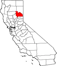 Localização do Condado de Plumas