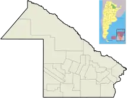 Campo Largo está localizado em: Chaco (província)