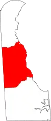 Localização do Condado de Kent (Delaware)