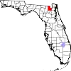 Localização do Condado de Baker (Flórida)