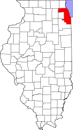 Localização do Condado de Cook (Illinois)