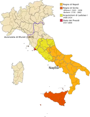 Localização de República Napolitana