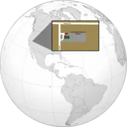 Localização  República da Molossia