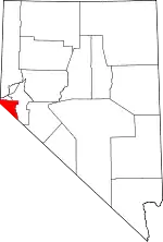 Localização do Condado de Douglas (Nevada)