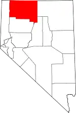 Localização do Condado de Humboldt (Nevada)