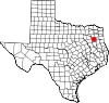 Localização do Condado de Smith (Texas)