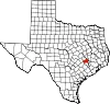 Localização do Condado de Washington (Texas)