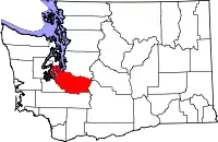 Localização do Condado de Pierce (Washington)