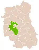 Localização do Condado de Lublin na Lublin.