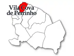 Localização no Concelho de Vale de Cambra