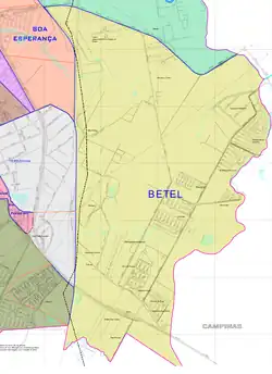 Mapa do Bairro Betel